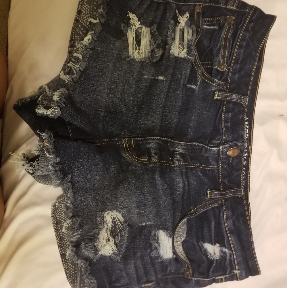 Jean shorts super cute